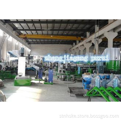 PP non woven fabric recycling granuletor machine with singl